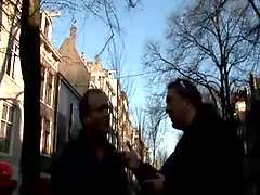 Two guys visiting a whore in Amsterdam