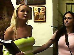 Cristina Bella and Silvia Saint Dildo Fun