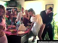 Wedding sluts are fucking in public