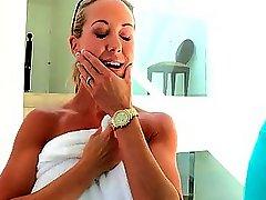 Milf Brandi Love seduces a hard man meat