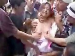 Japanese Grope and Fuck In Public