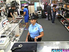 Lady police officer sucks him off so very fine 