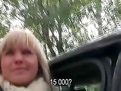 Inoocent Czech girl backseat banging