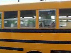 Naughty schoolgirl fucks with bus driver