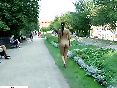 Hot Babe Jenny Naked On Public Streets