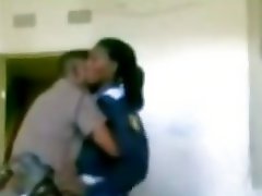 Police boss enjoying female junior officer hidden cam