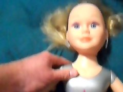 Blonde Doll Fucked and Takes A Huge Facial