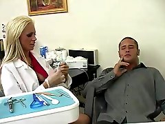 Bigtitted Dentist Tanya James Cures Danny Mountain inside Her Own Way