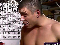Tattooed pornstar facial in backroom