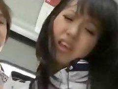 Arresting Japanese foxy with a groovy snatch, Kotomi Asakura, gets screwed on the train