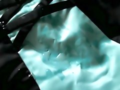 Busting a Nut - Beautiful Satin Prom Dress turned Cum Rag