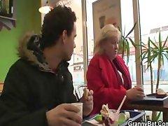 Fast Food Granny Fucked