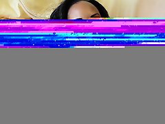 Khrysies Hot Pink Vibrator in her chocolate pussy