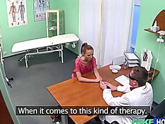 Gina Devine comes back again to the doctor to have sexual session