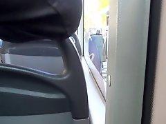 Smoking dick in the bus