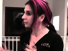 Emo sluts face cum soaked