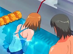 Underwater hentai sex with girl in swimsuit