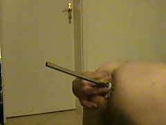 Toilet brush anal