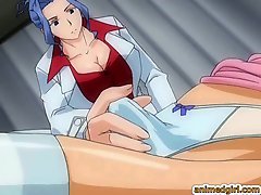 Shemale hentai nurse oral sex and deep poking by shemale anime