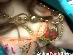 Asian Blowjob and Facial on Public Bus