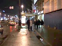 Real prostitute blows in Saint Petersburg street