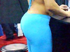 Blue Spandex Booties