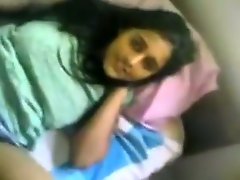 Perverted brunette from India sucks dick and gets her twat fucked mish