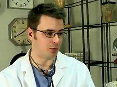 Sexy black nurse sucks & fucks sex addict DannyDs big-dick in hospital