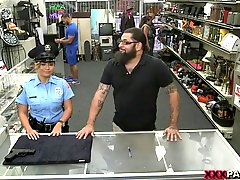 Security officer nailed in the backroom