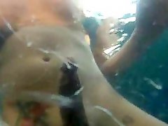 Tranny Party Underwater Cumshots!