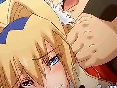 Blonde schoolgirl banged sideways