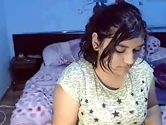 Desi Large Meatballs Breasty Gal Masturbating