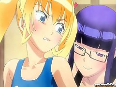 Swimsuit anime shemale with long and bigcock group fucked