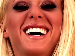 Krystal Steal gets her coochie torn up after working on a schlong