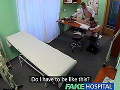 FakeHospital Horny saleswoman strikes a deal with the dirty doctor