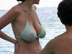 Hot Milf in Bikini at The Beach