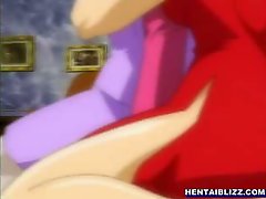 Two hentai babes sucking ghetto pervert bigcock