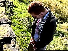 Gay twinks Scottish man Jason gets a surprise when we give h