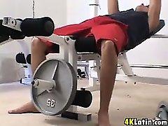 Sexy Latina With Big Tits Fucking In A Gym