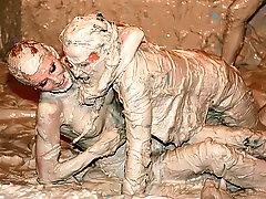 Mud wrestling girls