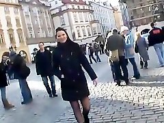 Czech girls - sex in public place