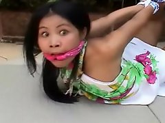 Cute tied up Asian girl - Fitzgerald Media