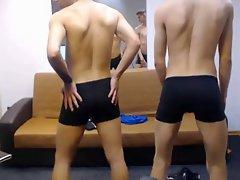 2 Bi Romanian Football Players Have Fun,Cock Fight,Hot Asses