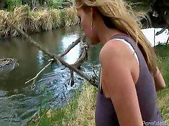 Busty Wife Treats Her Husband To A Picnic Fuck