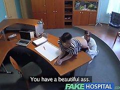 FakeHospital Doctor empties his sack to ease sexy patients pain in her back