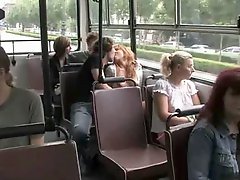 A man is fucking hottest girl in Bus latest one