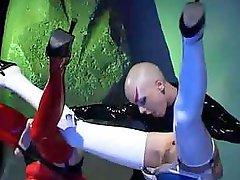 Bald Latex Fisting