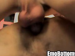 Emo twink Brandon White gets fucked in the ass