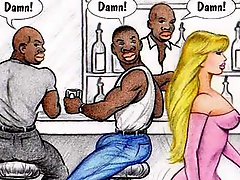 Interracial cartoon comic for your pleasure