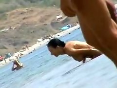 Nudist beach voyeur